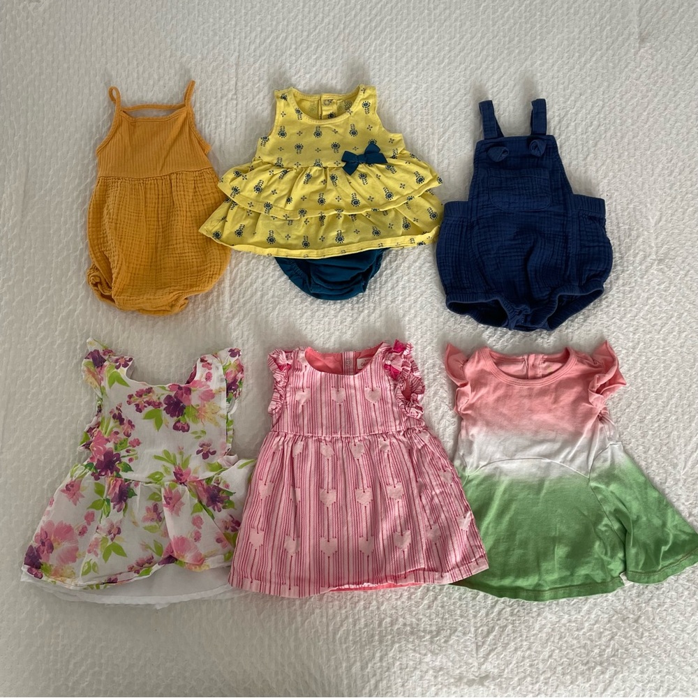 6-9 Months Girls Summer Outfits